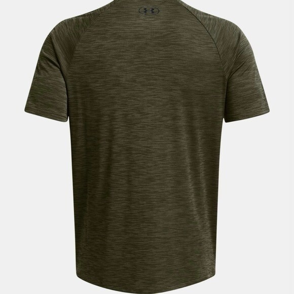 NWT Under Armour Men's Green Black UA Tech 2.0 S/S Tee T- Shirt gym large cardio - Picture 6 of 10